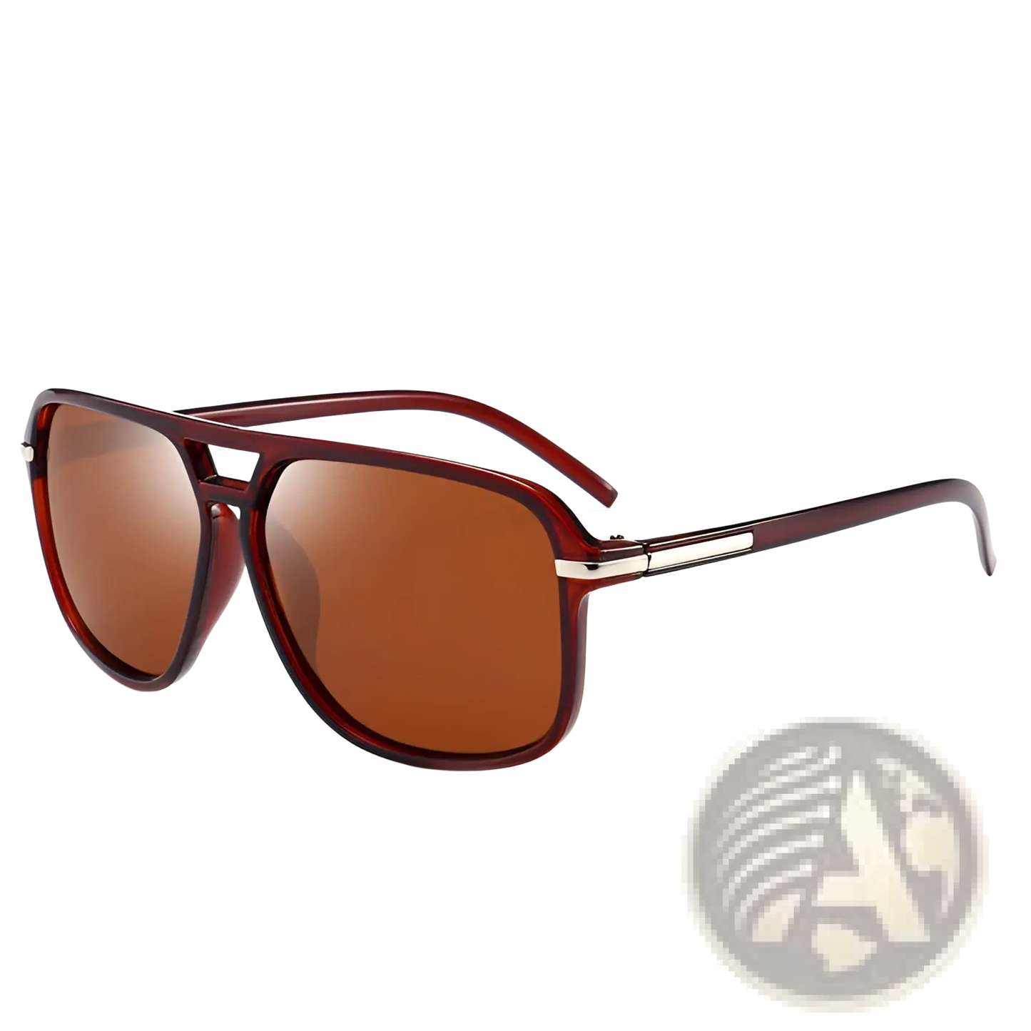 Polarized Blue Mirrored Aviator Sunglasses with Uv Protection