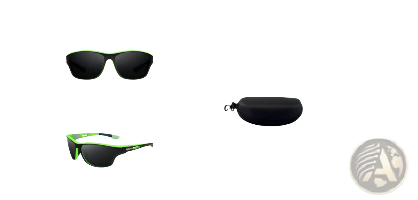 Polarized Oval Camouflage and Mirrored Men's Sport Sunglasses