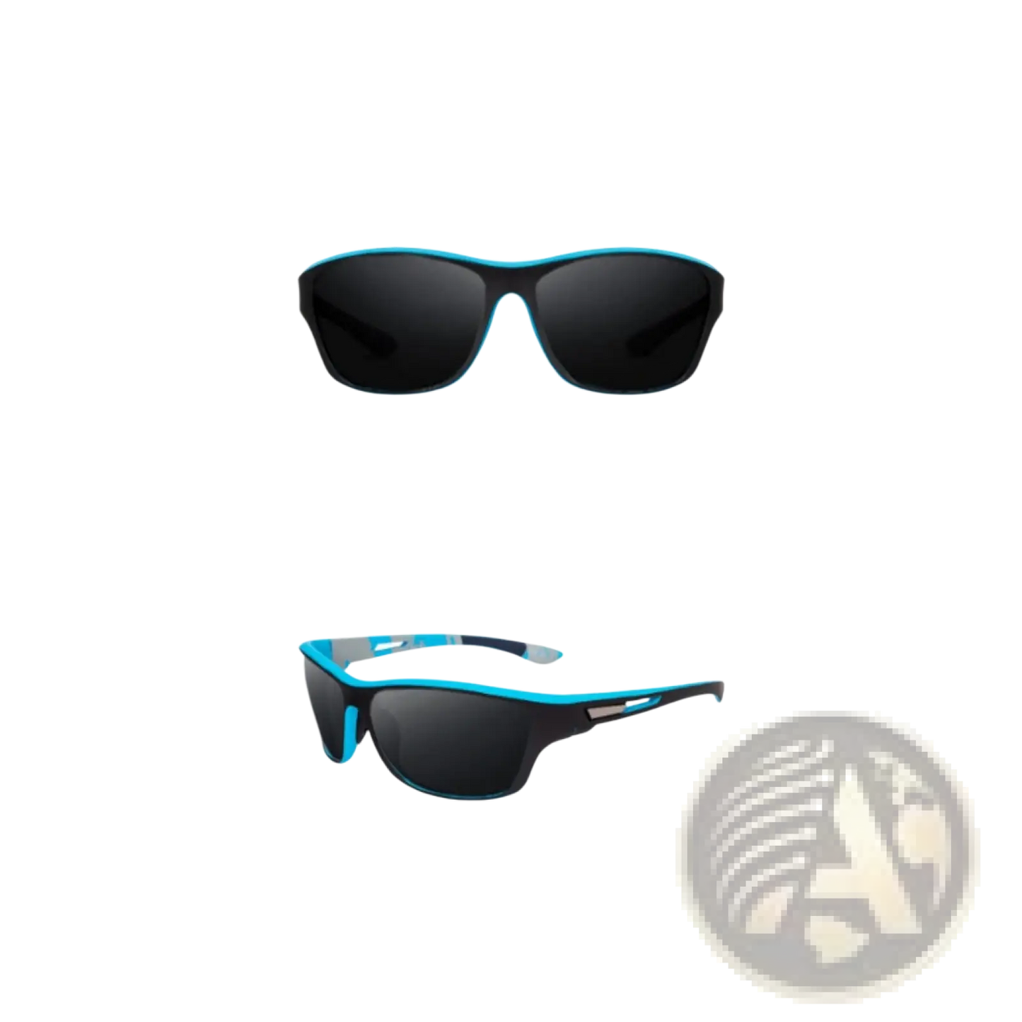 Polarized Oval Camouflage and Mirrored Men's Sport Sunglasses