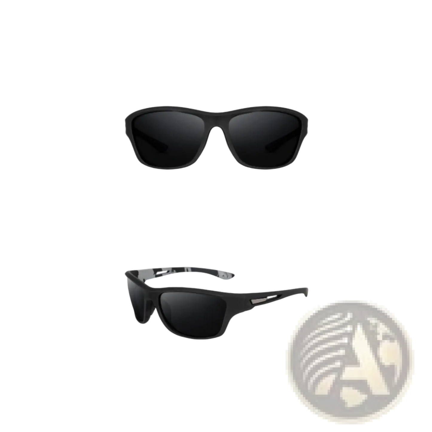 Polarized Oval Camouflage and Mirrored Men's Sport Sunglasses