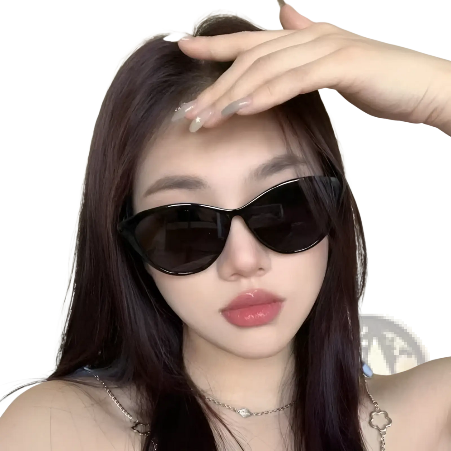 Retro Cat Eye Uv380 Lightweight Fashion Sunglasses