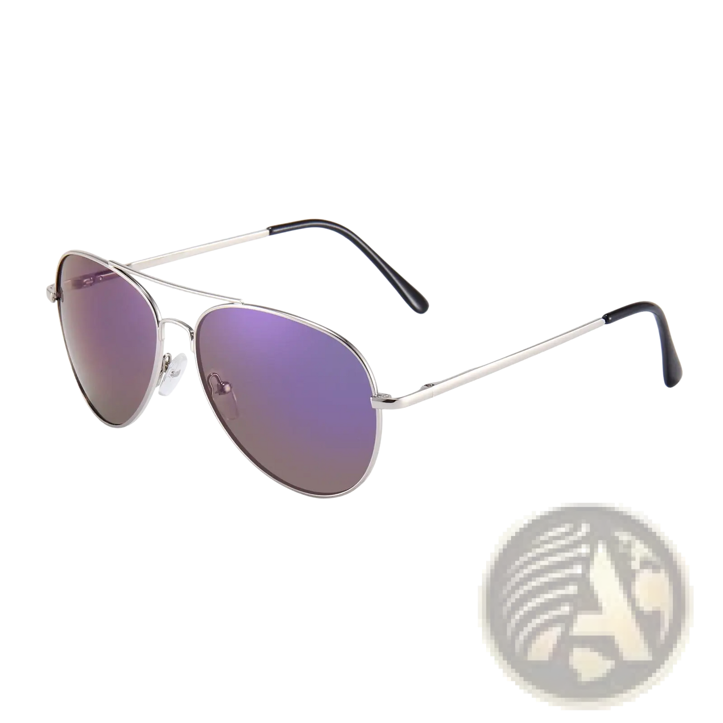 Retro Metal Aviator Sunglasses with Uv400 Gradient Lenses