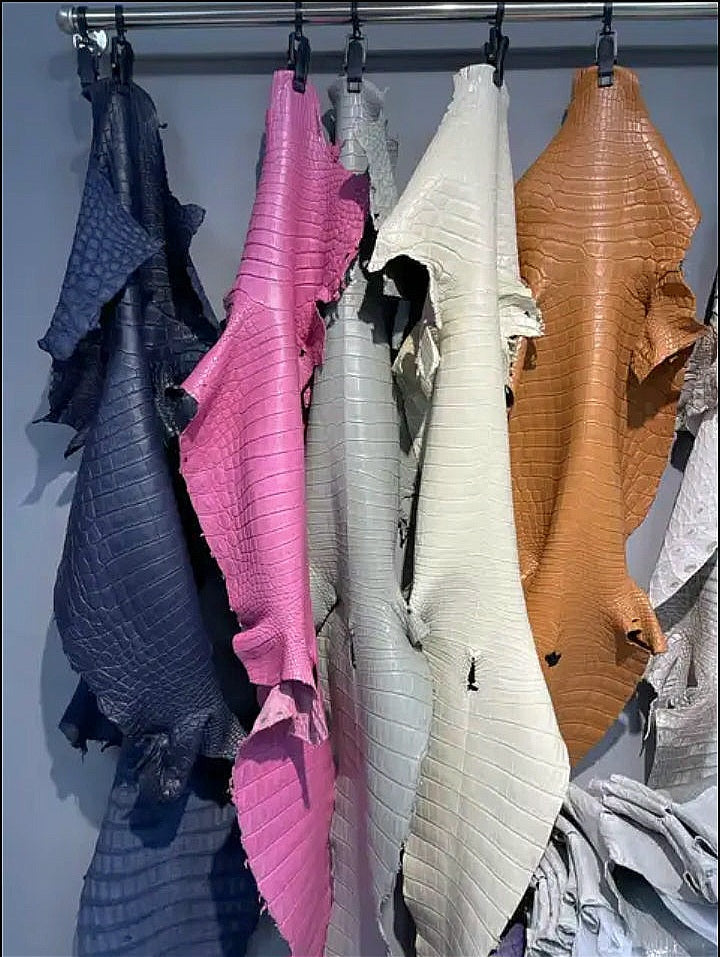DON JOHN Crocodile Jackets Handmade Men's