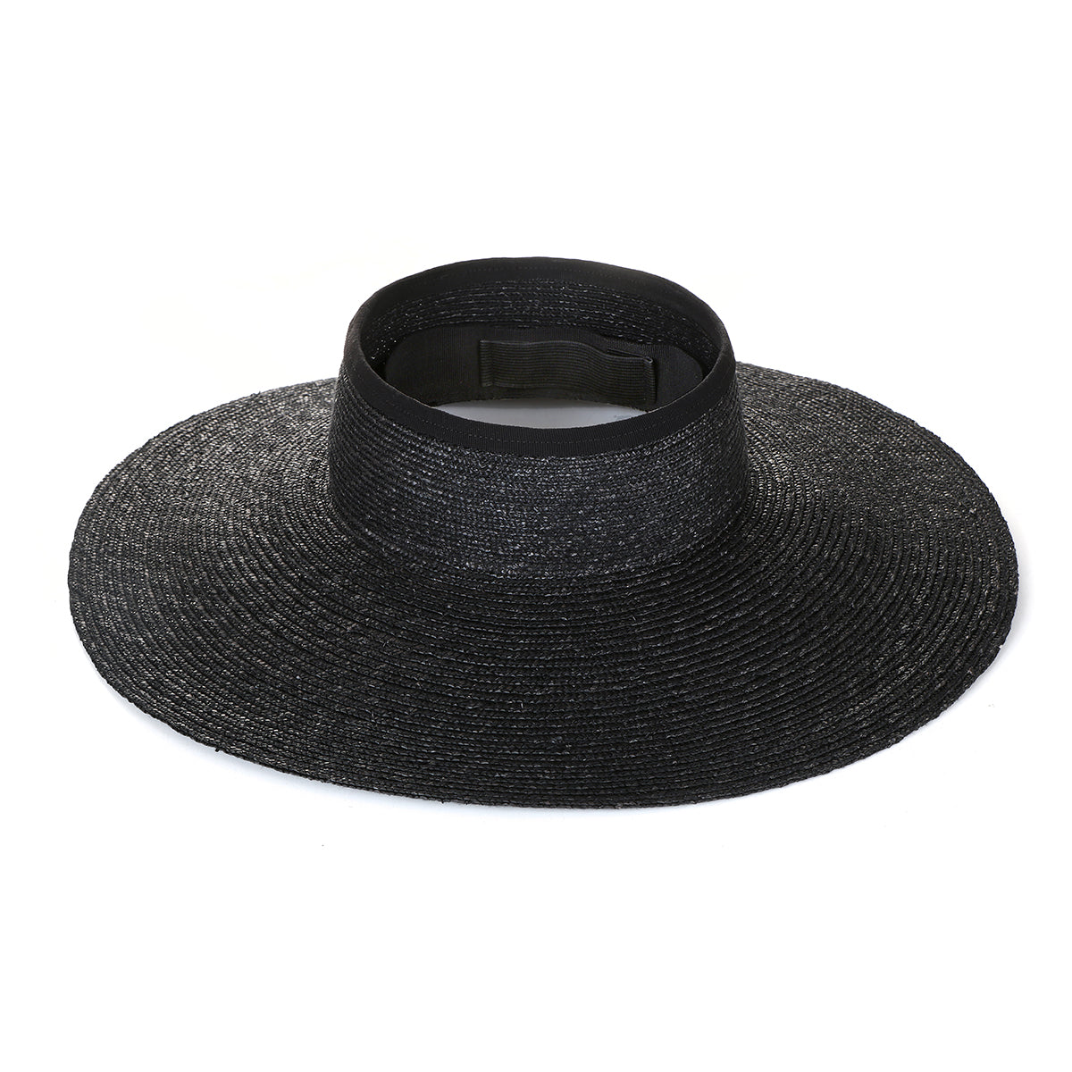 Sola — Milan Straw Open Crown Hat / Handcrafted in the USA / 5" Open Crown