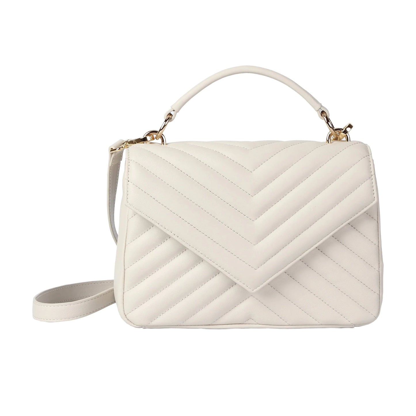 Soft Lambskin Quilted Crossbody Bag for Women – Elegant Flap Shoulder Purse