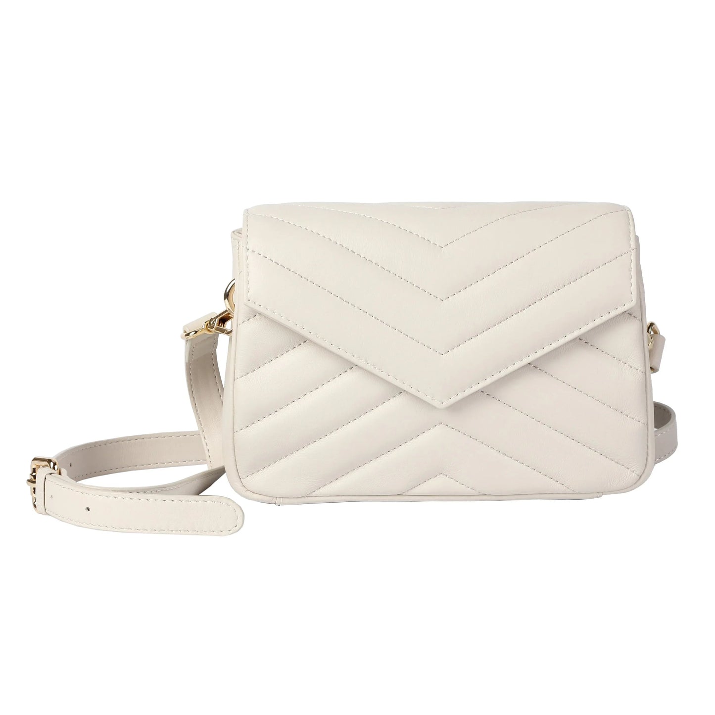 Soft Lambskin Mini Flap Crossbody Bag – Quilted Leather Shoulder Purse