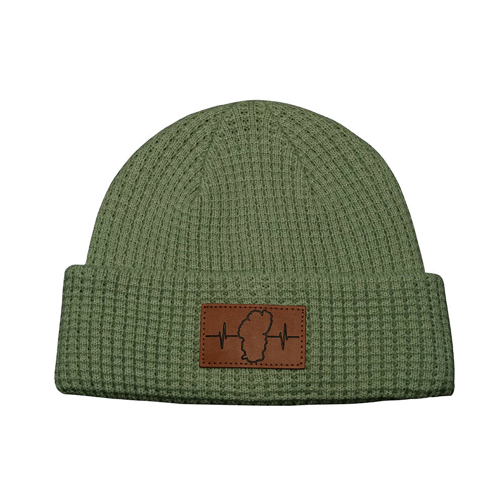 Tahoe Beanie - Waffle Cuff - Mint
