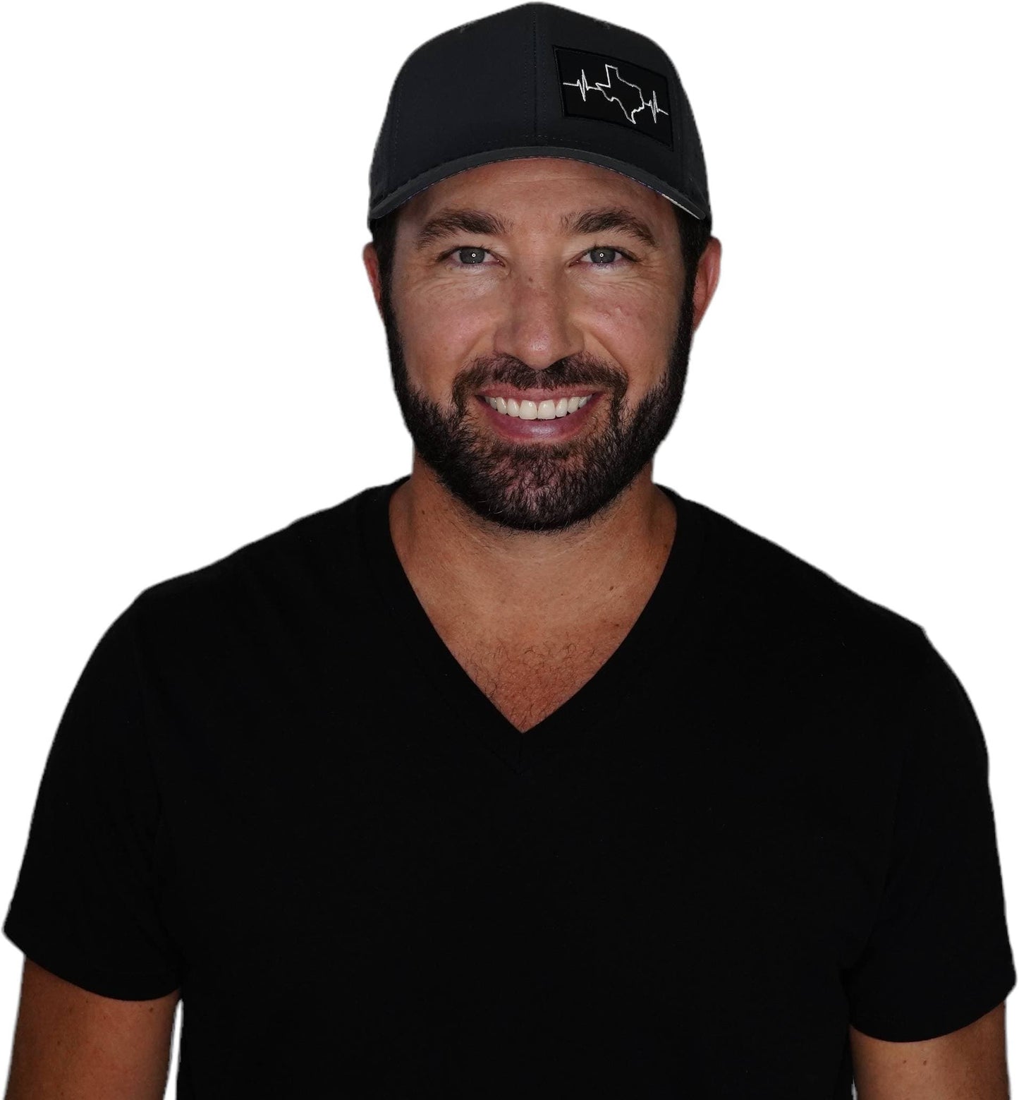 Texas Hat - Baseball Hat Fit - Charcoal - Laser Mesh