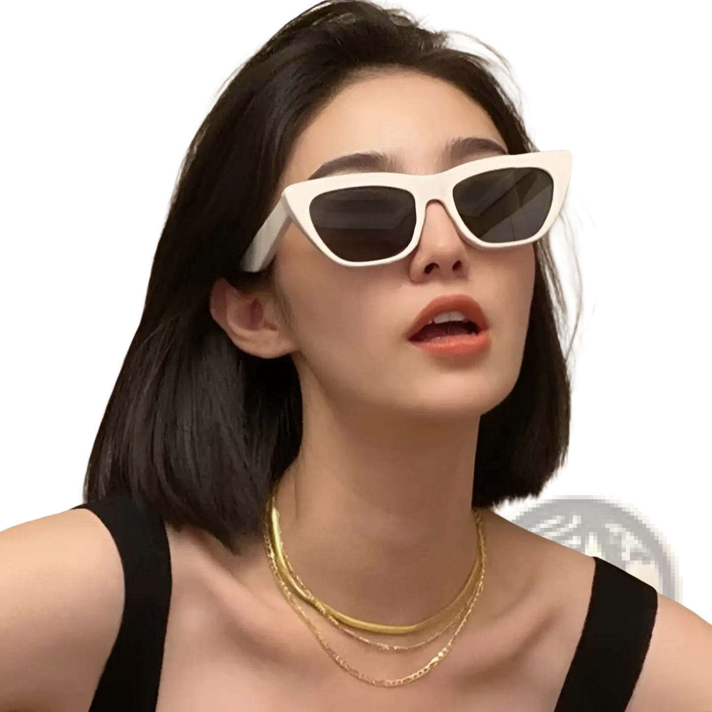 Vintage Cat Eye Tortoiseshell and Acetate Sunglasses