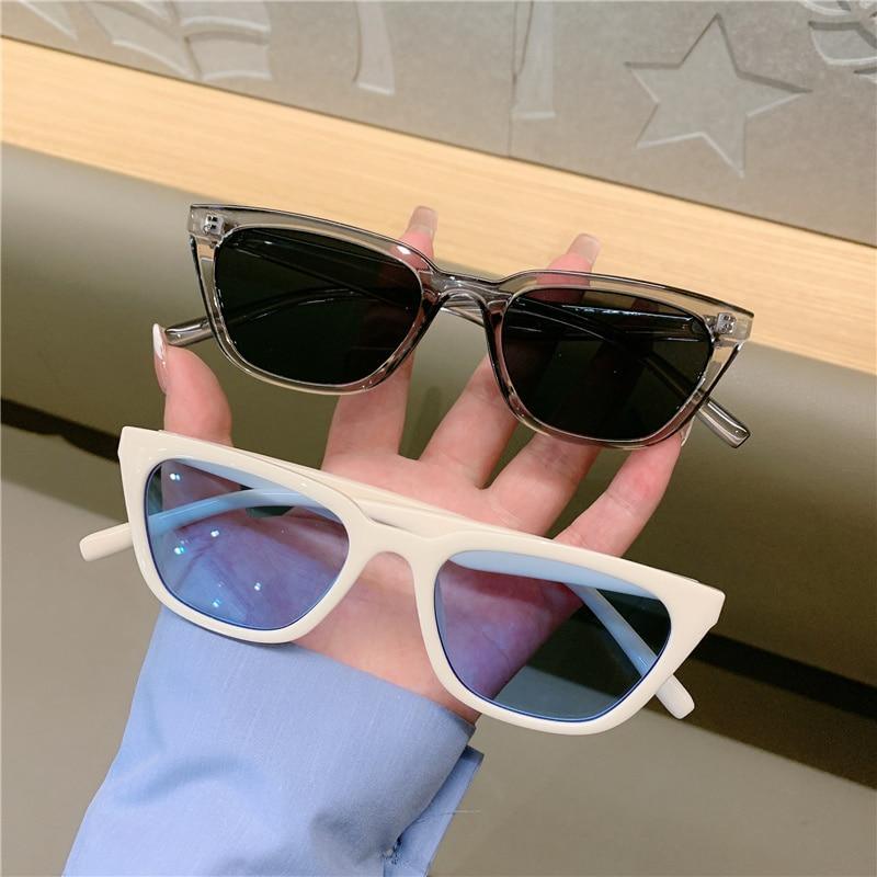 Vintage Narrow Cat Eye Sunglasses For Women / Several Colors For All Occasions / 100% UV Protection