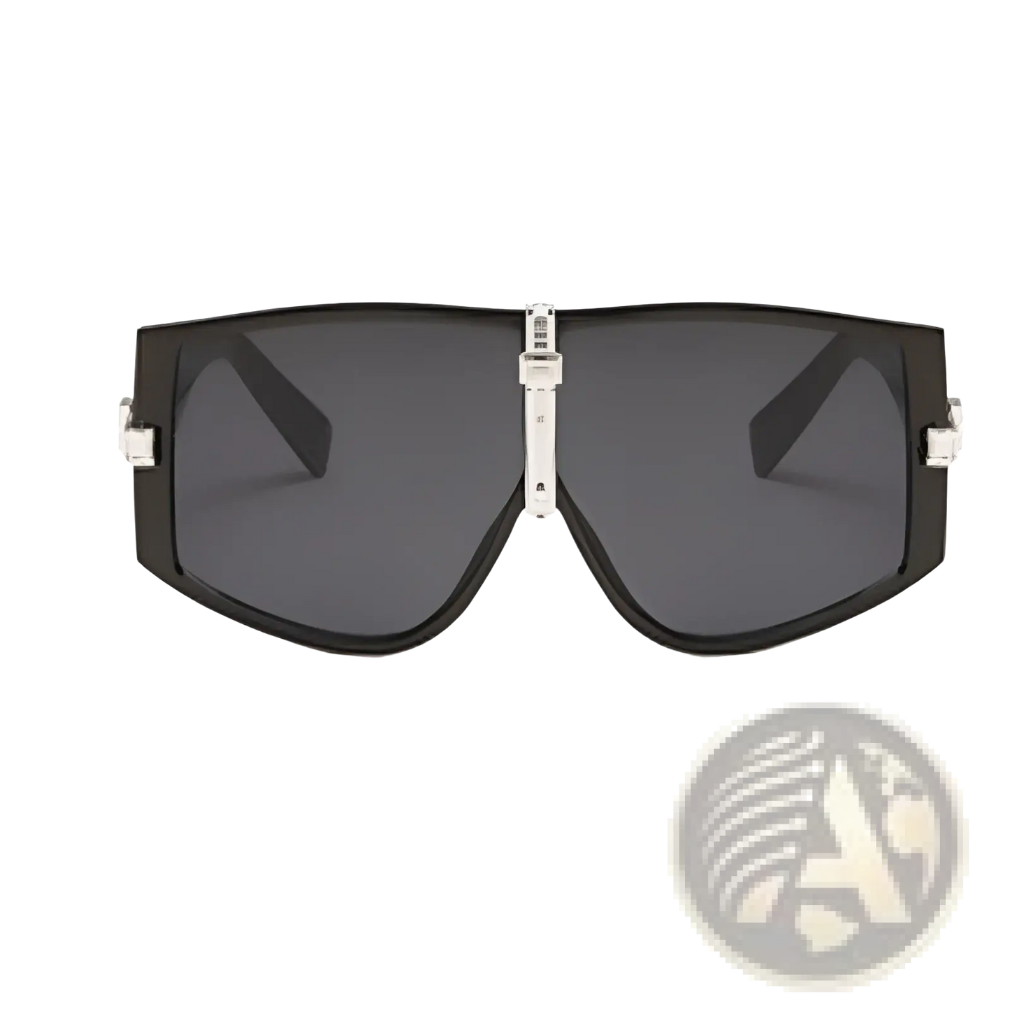 Vintage Shield Uv400 Futuristic Oversized Sunglasses