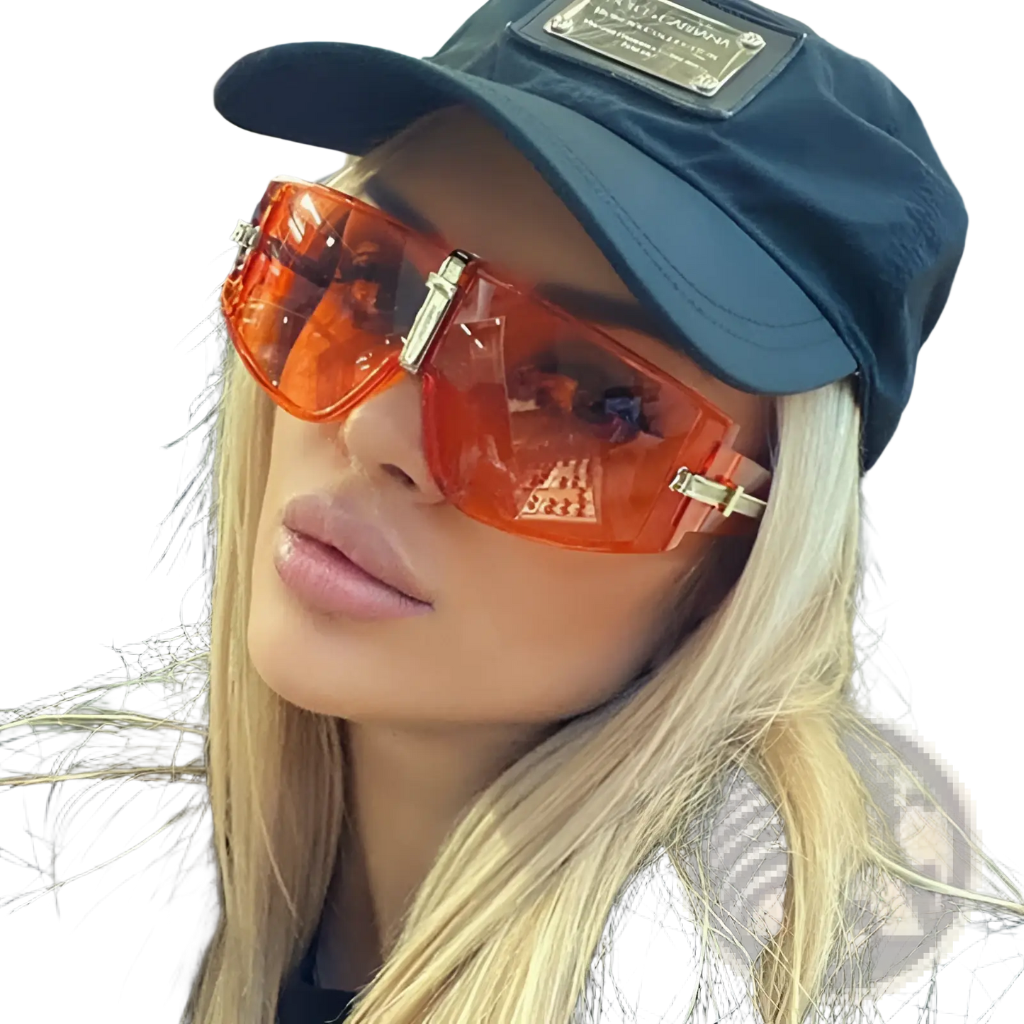 Vintage Shield Uv400 Futuristic Oversized Sunglasses