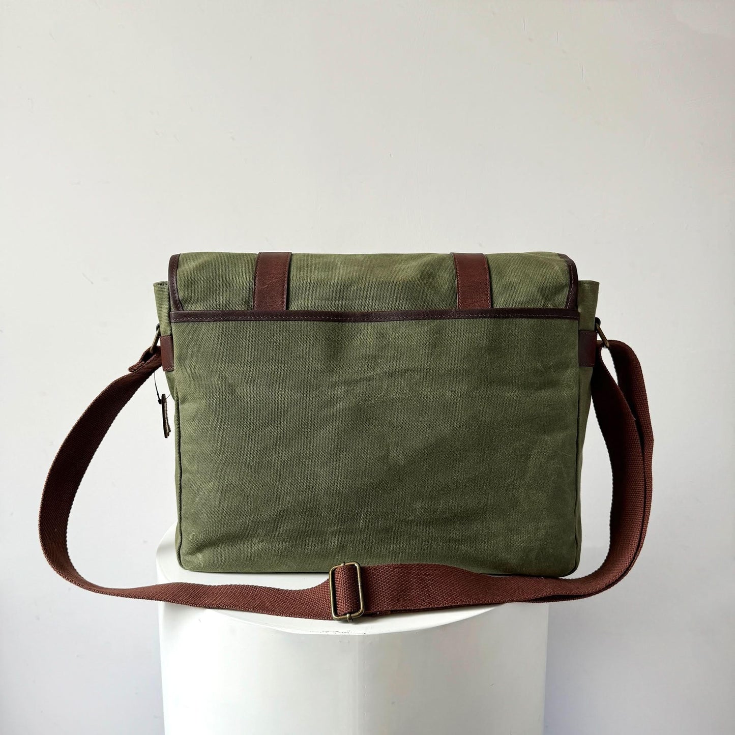 Maxwell Waxed Canvas Messenger Bag - 16” Laptop - Classic