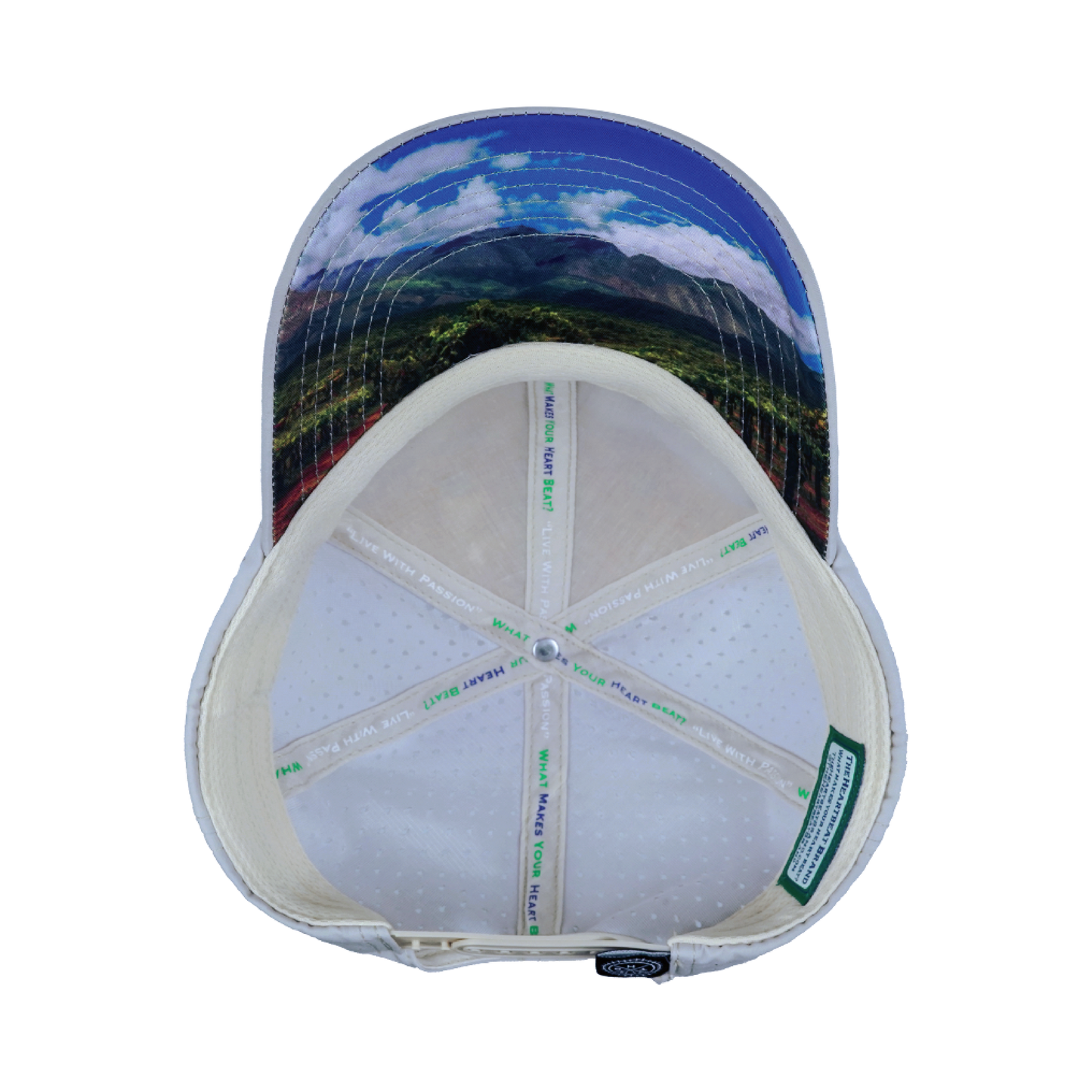 Wine Hat - Dad Hat - Cork - Gray - Laser Mesh