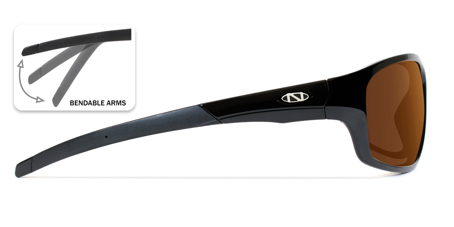 Wolfbay Low Profile Bifocal Sunglasses / 5 Magnification Powers / Polarized / 100% UV Protection