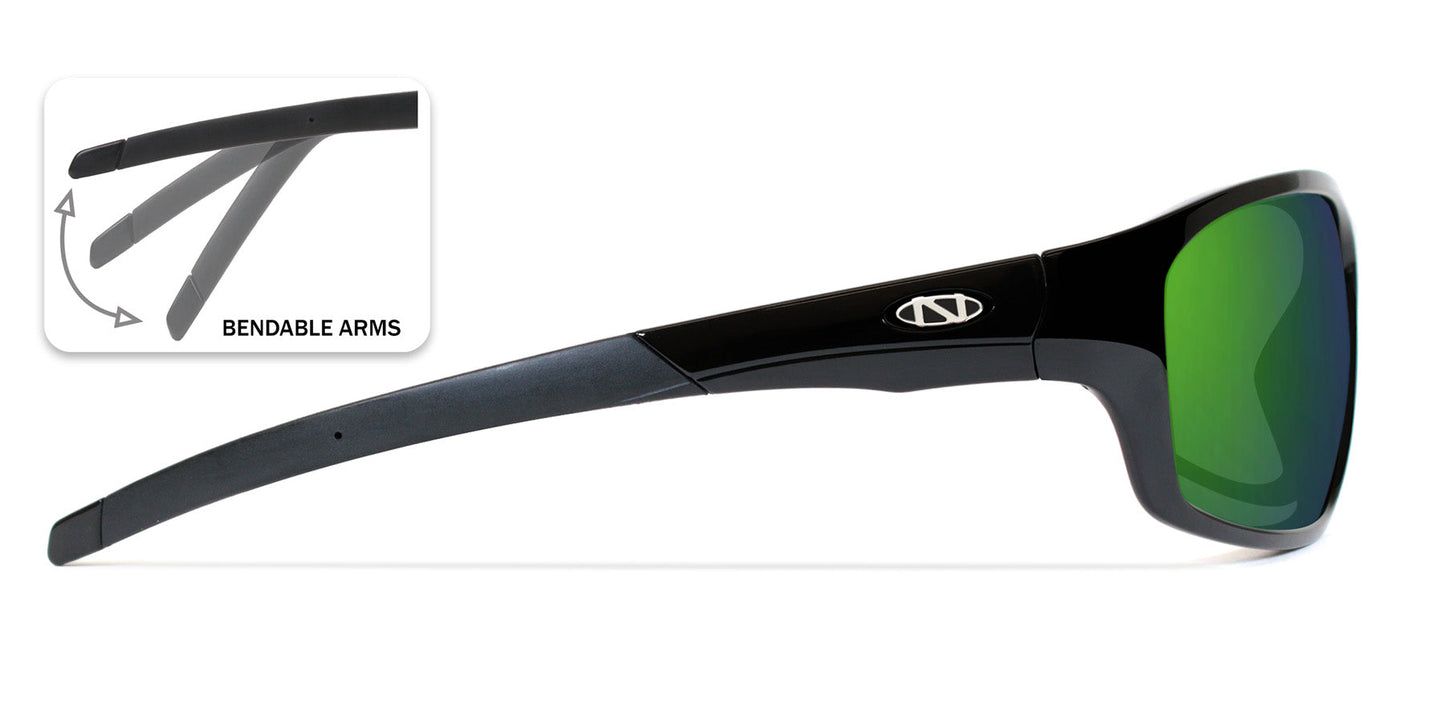 Wolfbay Low Profile Bifocal Sunglasses / 5 Magnification Powers / Polarized / 100% UV Protection