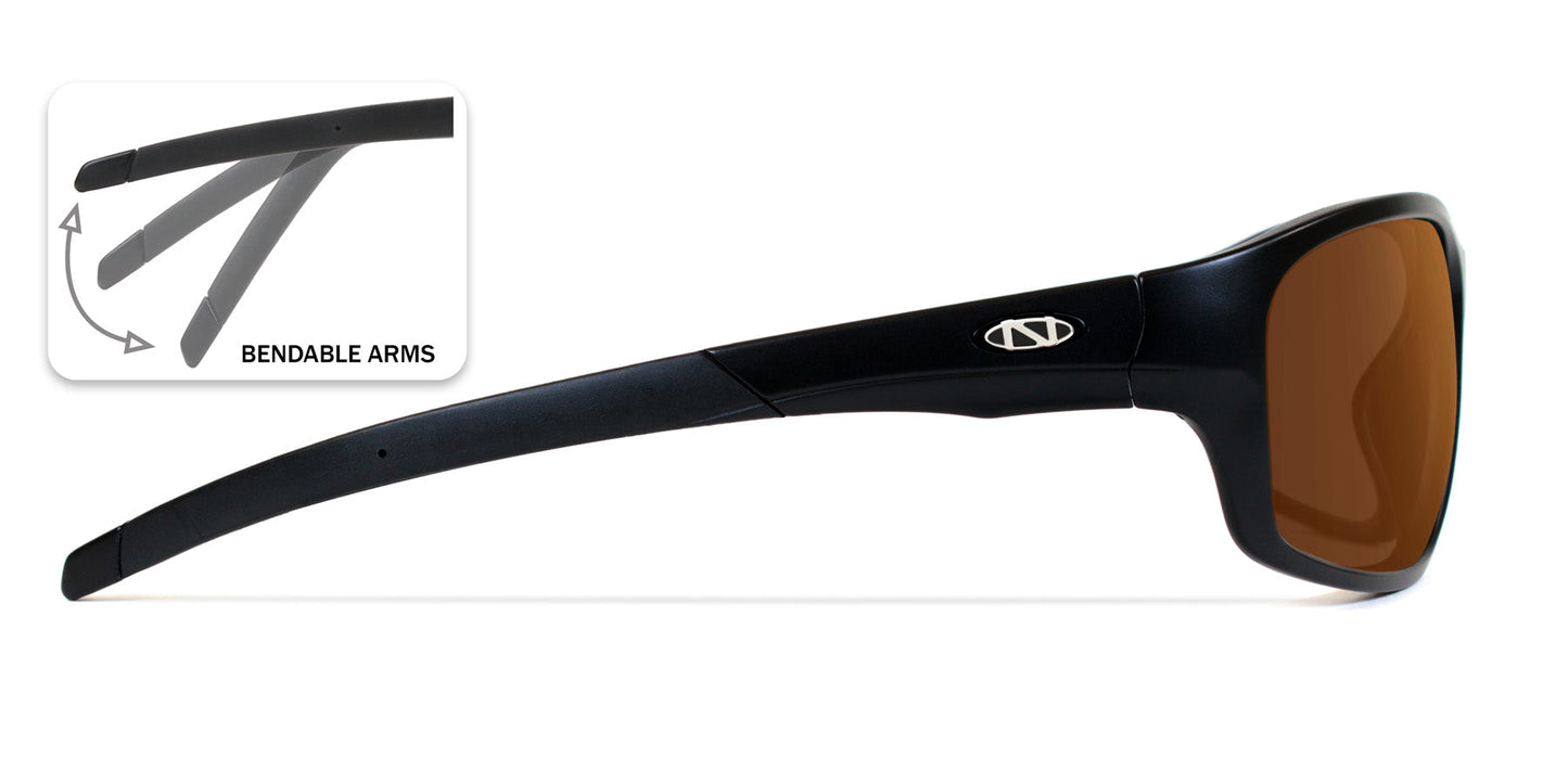 Wolfbay Low Profile Bifocal Sunglasses / 5 Magnification Powers / Polarized / 100% UV Protection