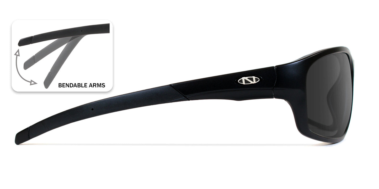 Wolfbay Low Profile Bifocal Sunglasses / 5 Magnification Powers / Polarized / 100% UV Protection