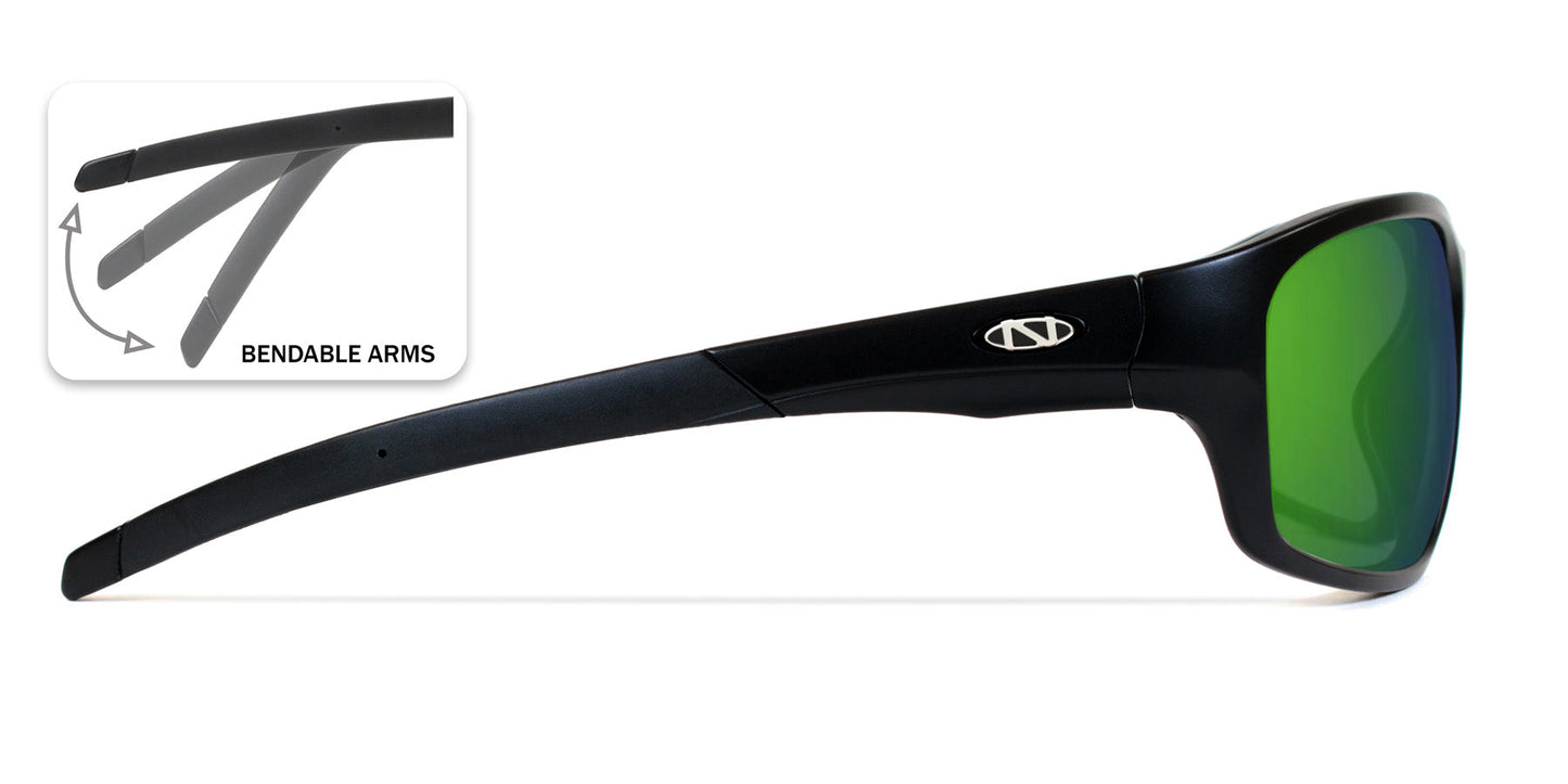 Wolfbay Low Profile Bifocal Sunglasses / 5 Magnification Powers / Polarized / 100% UV Protection