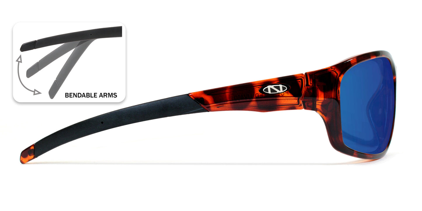 Wolfbay Low Profile Bifocal Sunglasses / 5 Magnification Powers / Polarized / 100% UV Protection