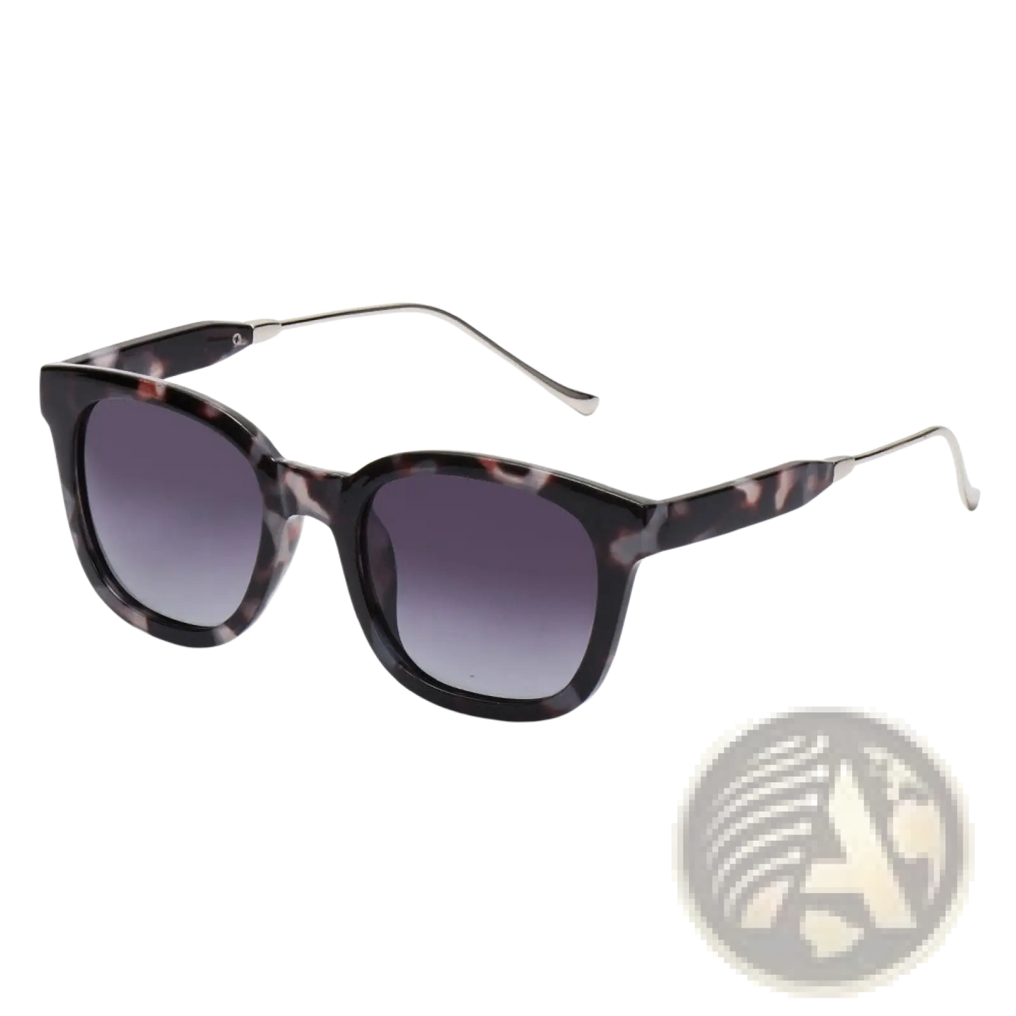 Women's Square Polarized Tortoiseshell Fashion Sunglasses