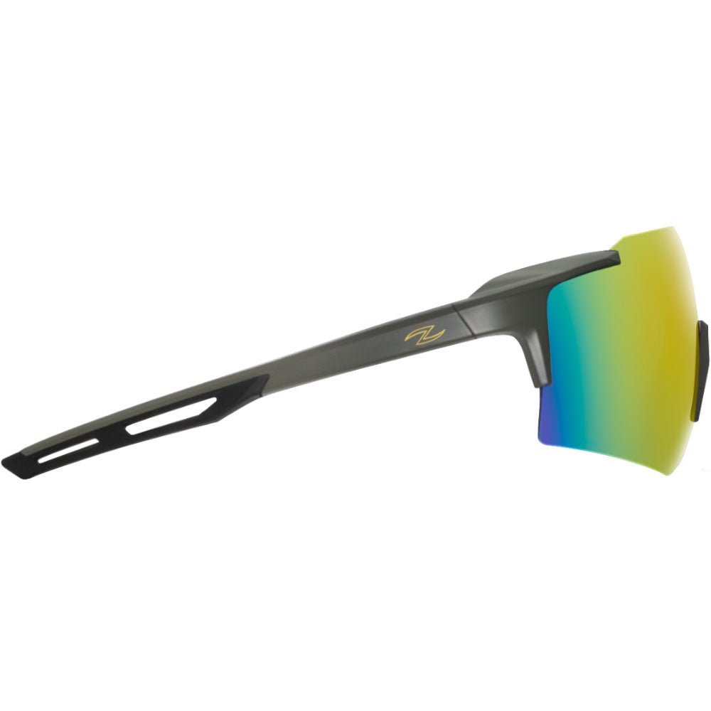 Zol Zero Sunglasses / Rimless Frame Wraparound / Adjustable Rubber Nose Pads